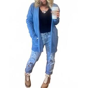 NEW CULTURE CODE cinderella cardigan top in blue